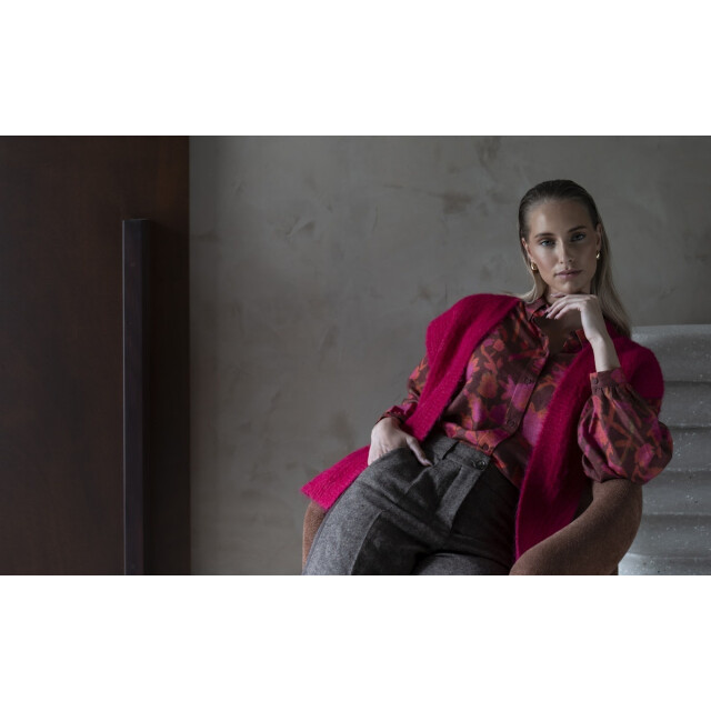 Geisha 54830-29 445 gilet hairy fuchsia 54830-29 445 large