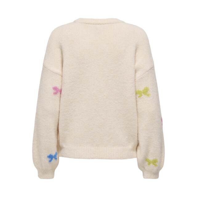 Only Onlbrunhilda life ls bow o-neck knt 15361150 large