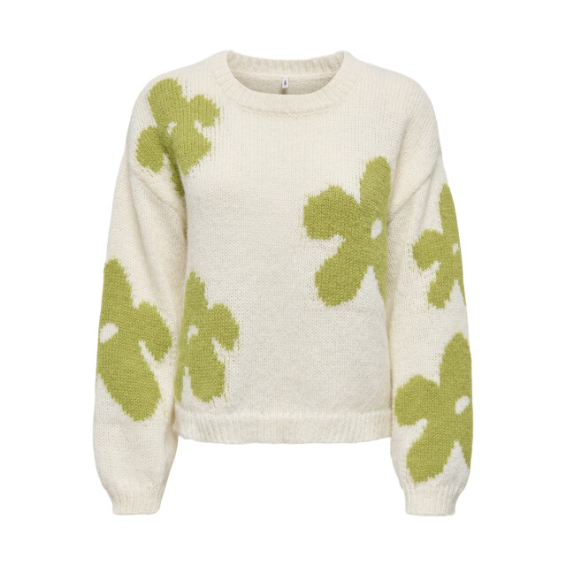Only Onlbootle life ls flower o-neck knt 15361111 large
