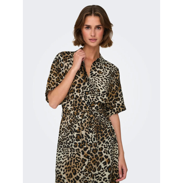 Jacqueline de Yong Barbara 2/4 midi shirt dress 15323341 large