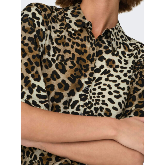 Jacqueline de Yong Barbara 2/4 midi shirt dress 15323341 large