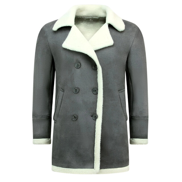 Tony Backer Imitatie bontjas lang lammy coat QQ538-4 large
