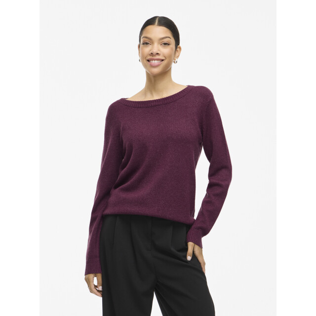 Vila Viril l/s o-neck knit top-noos 14054177 large