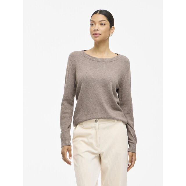 Vila Viril l/s o-neck knit top-noos 14054177 large