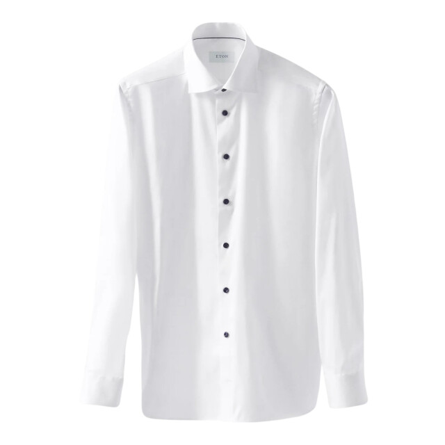 Eton Navy details signature twill shirt 100012358 100012358 large