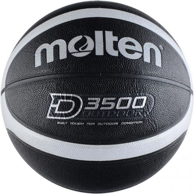 Molten Logo samengesteld leren basketbal UTPP420_black large