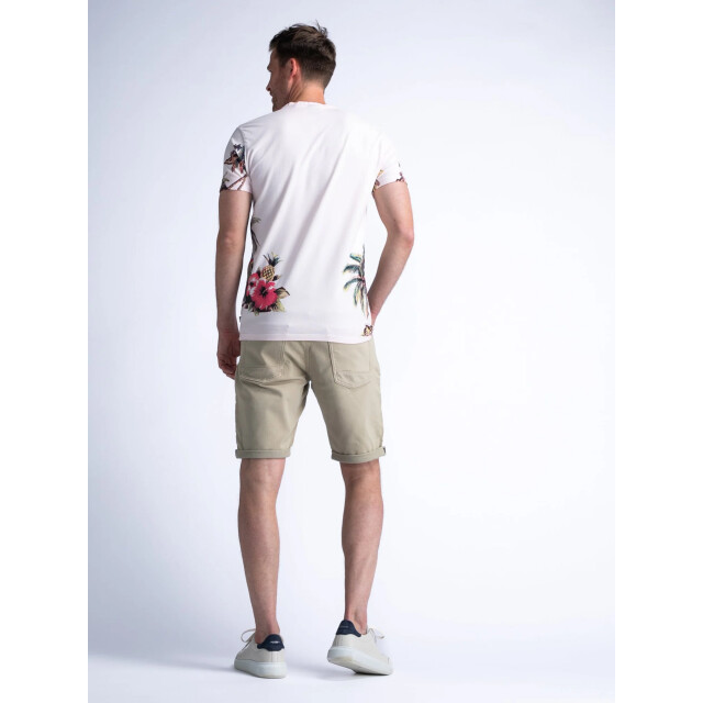 Petrol Industries Men t-shirt met botanische print M-1040-TSR673 large