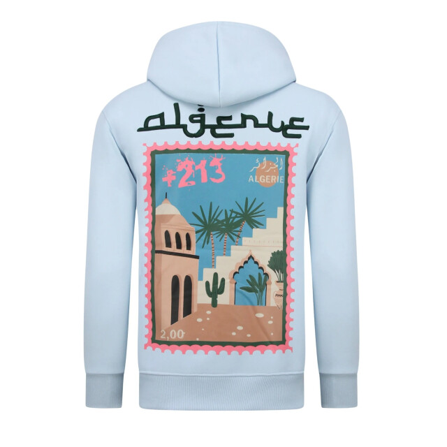 Top-Star Oversized hoodie met capuchon algerie print FF-5816 large