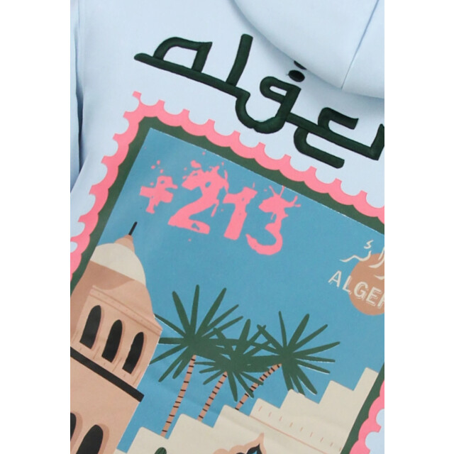 Top-Star Oversized hoodie met capuchon algerie print FF-5816 large