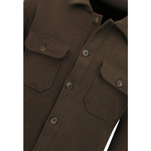 Enos Tussenjas flannel overshirt met zakken GI-520 large