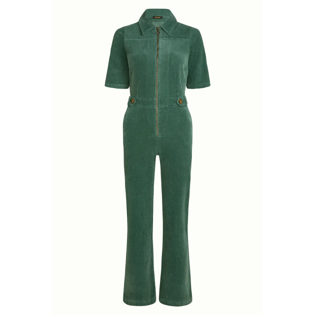 King Louie Garbo zip jumpsuit 07479 matcha green 07479 large