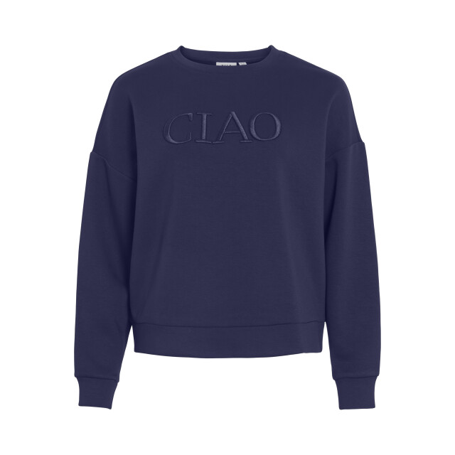 Vila Vireflect ciao emb l/s sweat top/lc 14112526 large