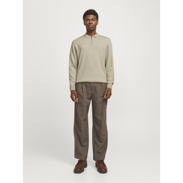 Jack & Jones Jjeemil knit polo half zip ls noos beige 5219.05.0055 large