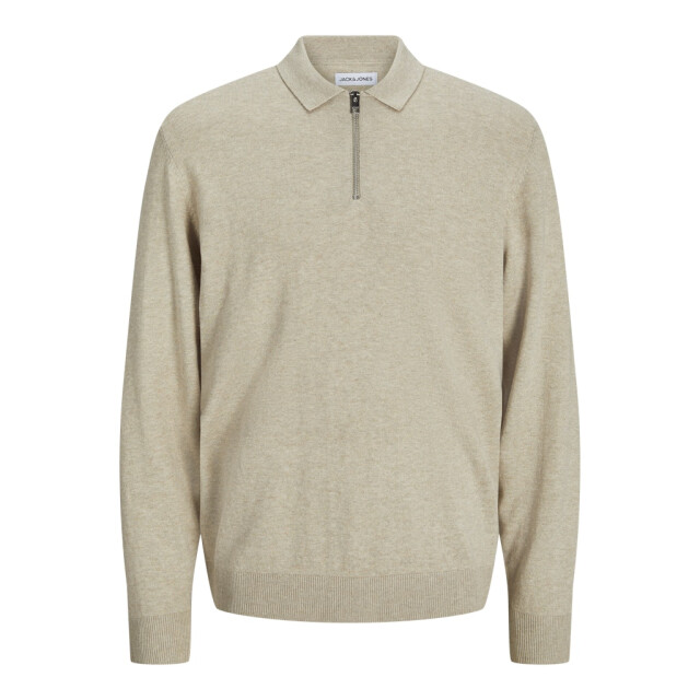 Jack & Jones Jjeemil knit polo half zip ls noos beige 5219.05.0055 large