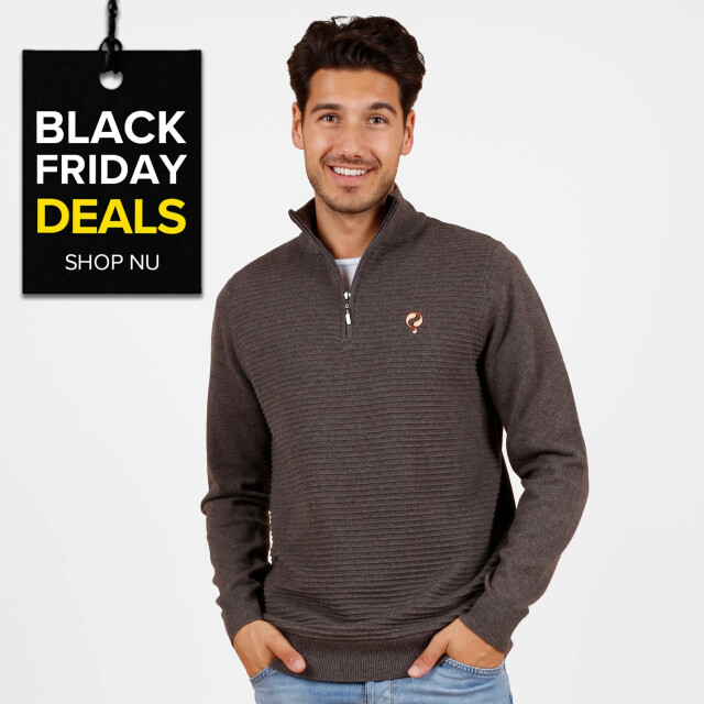 Q1905 Trui woudrichem donker melange QM2344910-839-1 large