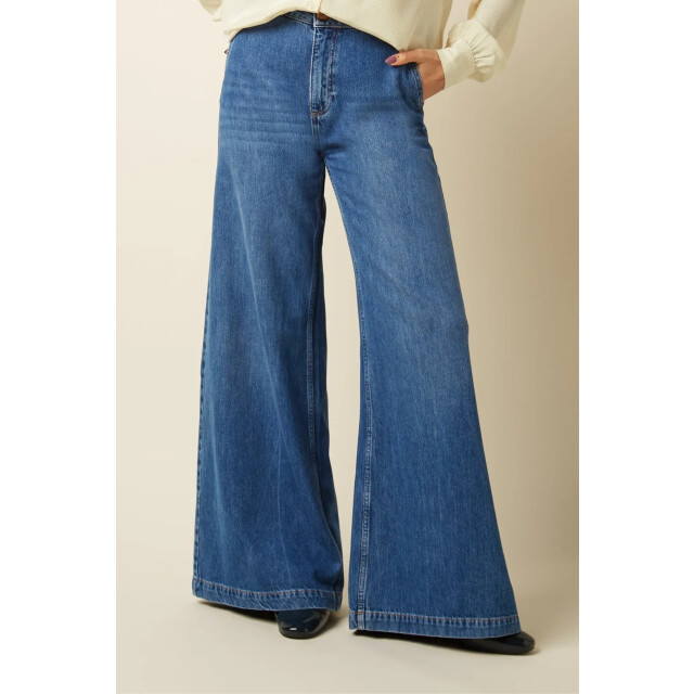 King Louie Peppa pants stone denim 10076 blue tint 10076 large