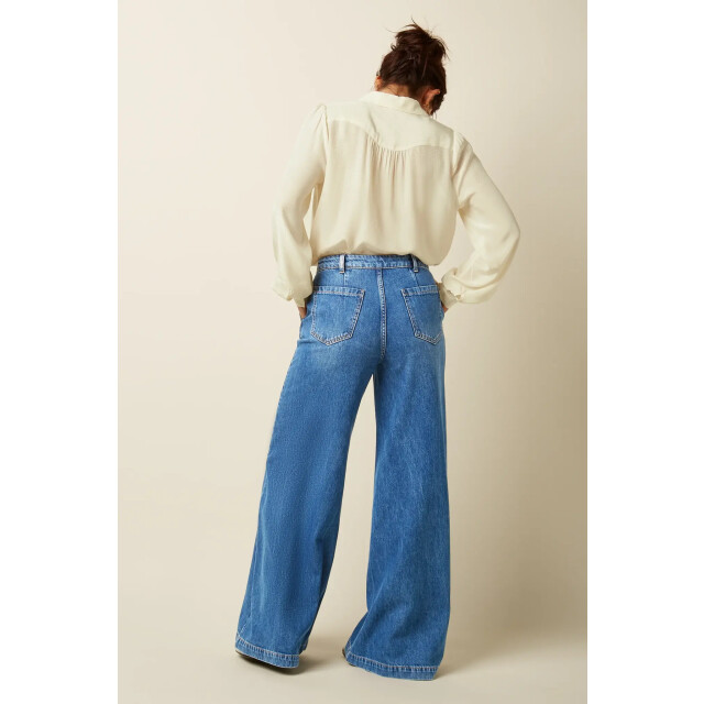 King Louie Peppa pants stone denim 10076 blue tint 10076 large