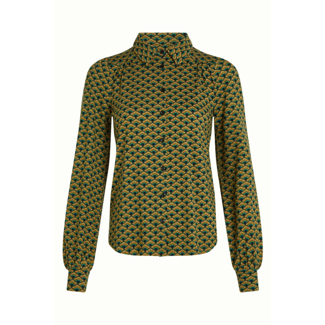 King Louie Carina blouse frio 10164 spruced green 10164 large