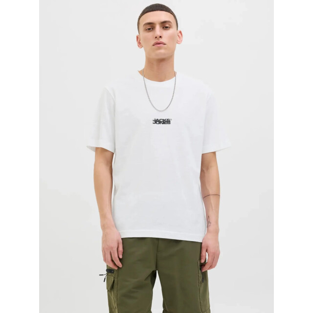 Jack & Jones Jcosago logo slub tee 12276524 large