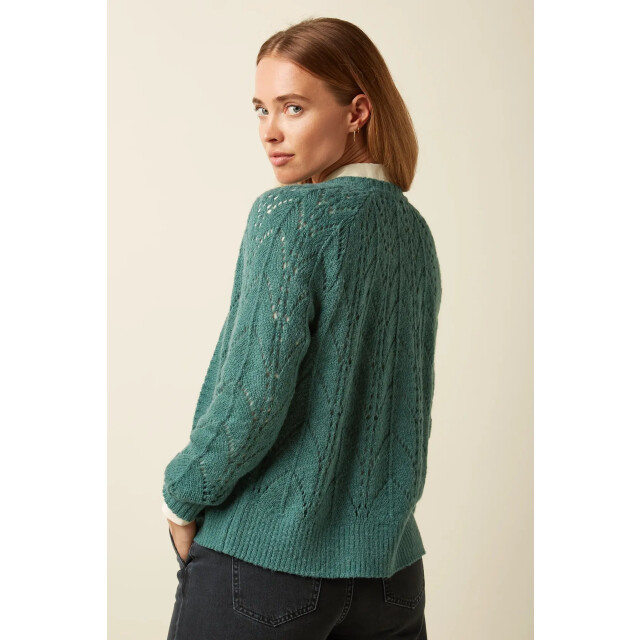 King Louie Blanca cardi orcia vest 09827 smoke green 09827 large