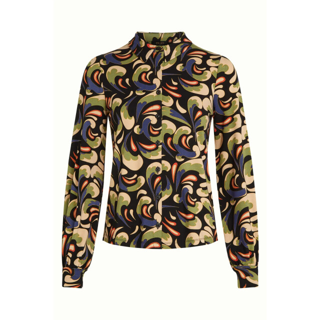 King Louie Maisie blouse rumble 10112 black 10112 large