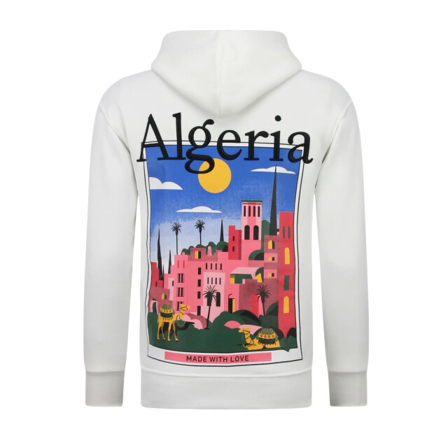 Top-Star Oversized hoodie met capuchon algeria print FF-5813 large