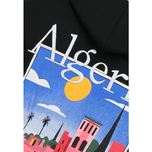 Top-Star Oversized hoodie met capuchon algeria print FF-5813 large