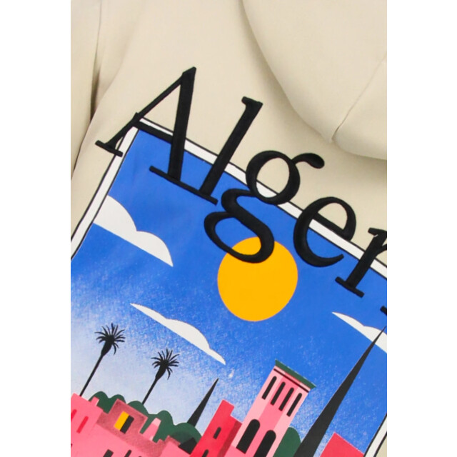 Top-Star Oversized hoodie met capuchon algeria print FF-5813 large