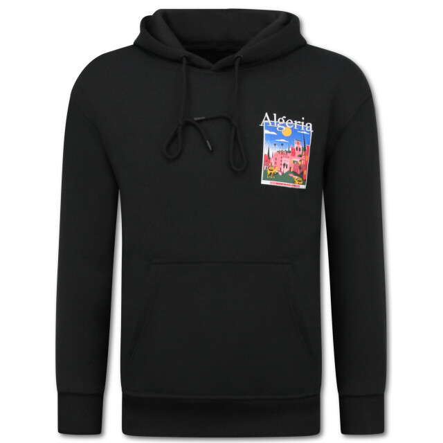 Top-Star Oversized hoodie met capuchon algeria print FF-5813 large