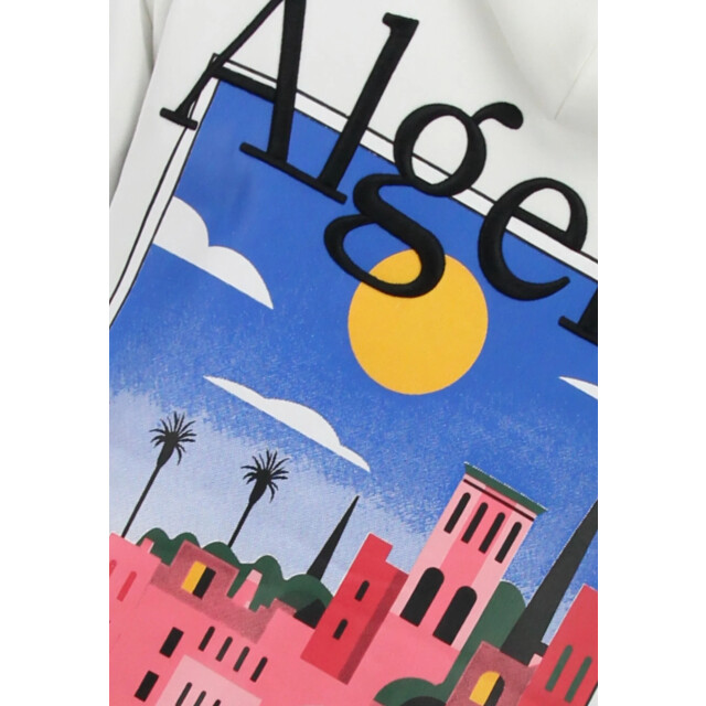 Top-Star Oversized hoodie met capuchon algeria print FF-5813 large