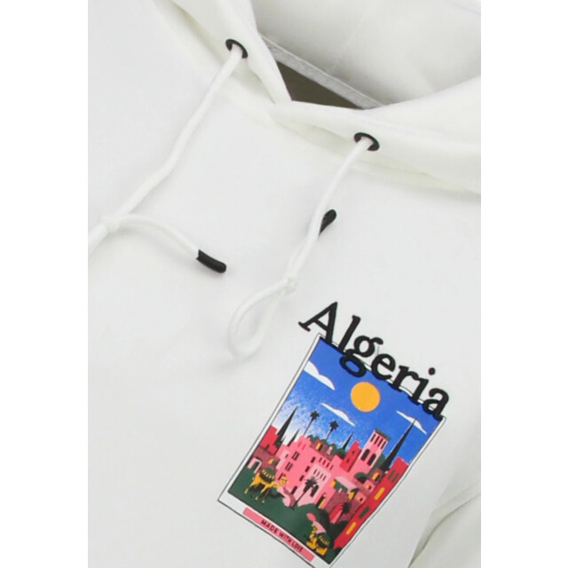 Top-Star Oversized hoodie met capuchon algeria print FF-5813 large