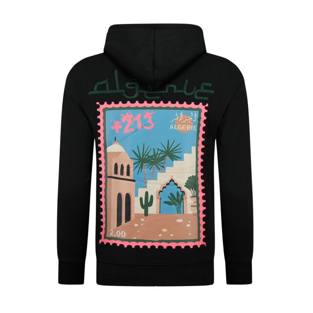 Top-Star Oversized hoodie met capuchon algerie print FF-5816 large