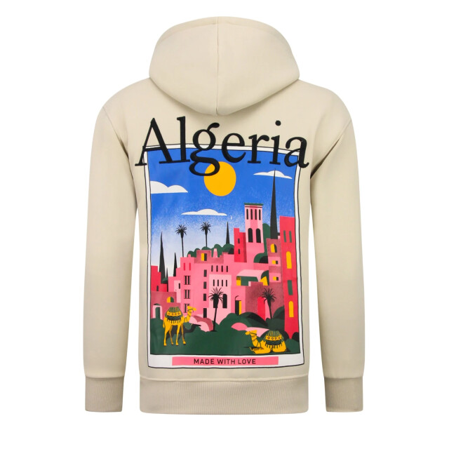 Top-Star Oversized hoodie met capuchon algeria print FF-5813 large