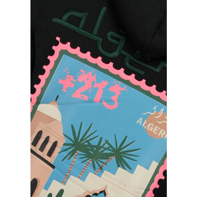 Top-Star Oversized hoodie met capuchon algerie print FF-5816 large