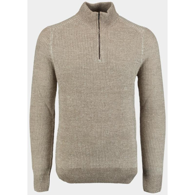 Bos Bright Blue Pullover half zip grof 4356225/158b 189644 large