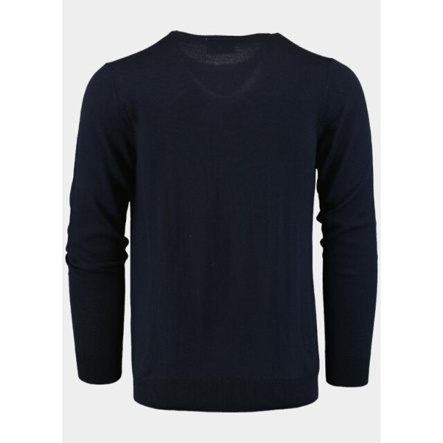 Born with Appetite Pullover rick r-neck pullover merino 00005ri12/4001 navy 196395 large