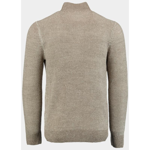 Bos Bright Blue Pullover half zip grof 4356225/158b 189644 large