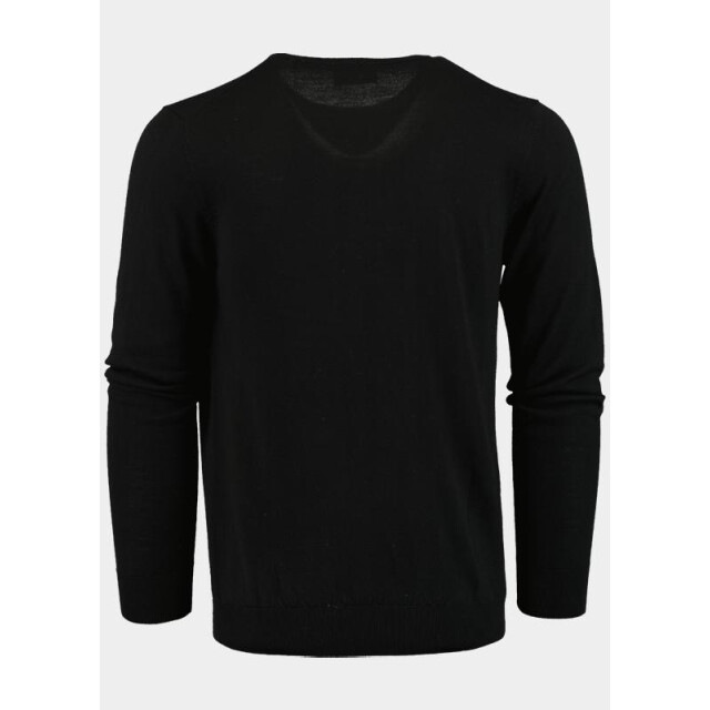 Born with Appetite Pullover rick r-neck pullover merino 00005ri12/9001 black 196402 large