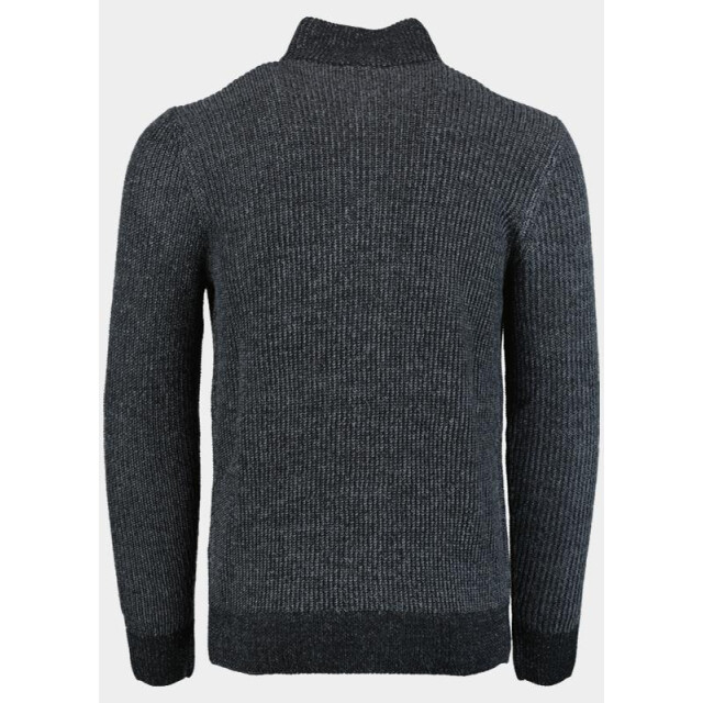 Bos Bright Blue Pullover half zip grof 4356225/158f 189643 large