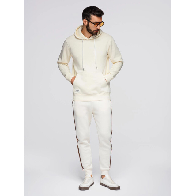 Ombre herenhoodie cream sweatshirt B1674-1-1 large