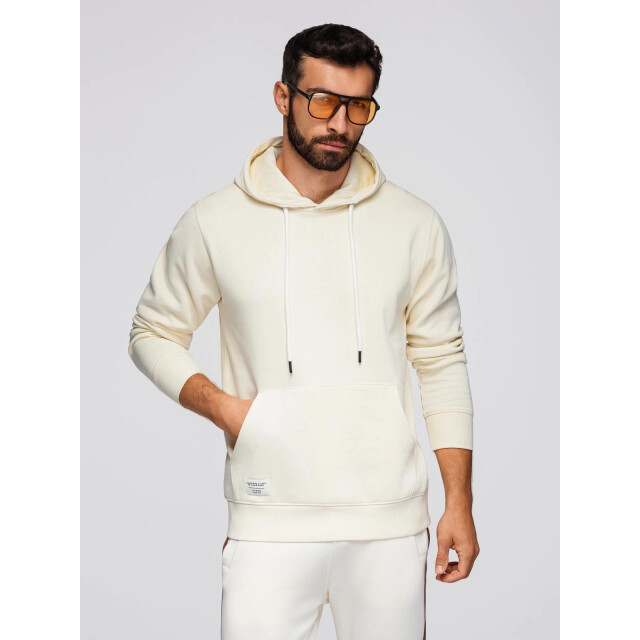 Ombre herenhoodie cream sweatshirt B1674-1-1 large