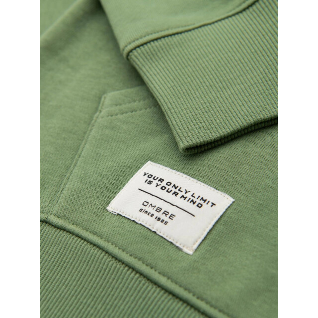 Ombre herenhoodie kaki sweatshirt B1674 large