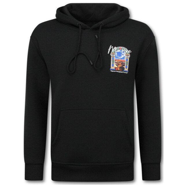 Top-Star Oversized hoodie met capuchon maroc print FF-5818 large