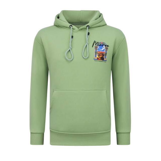 Top-Star Oversized hoodie met capuchon maroc print FF-5818 large