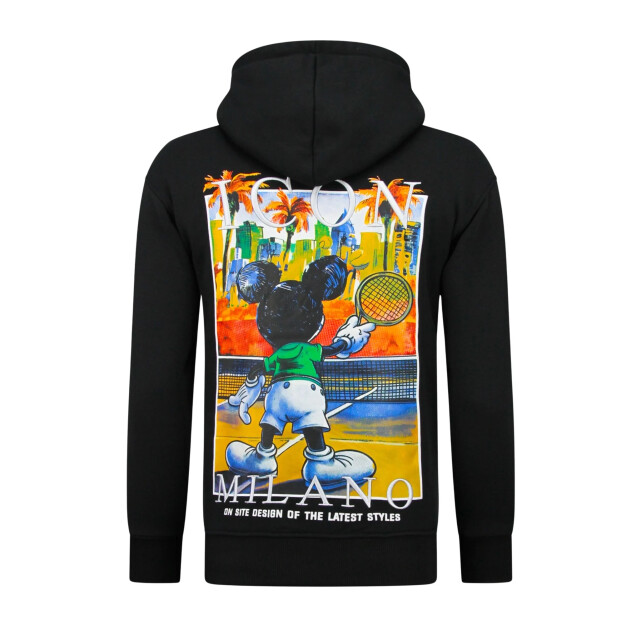 Top-Star Oversized hoodie met capuchon icon milano print FF-5812 large