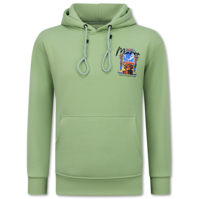 Top-Star Oversized hoodie met capuchon maroc print FF-5818 large