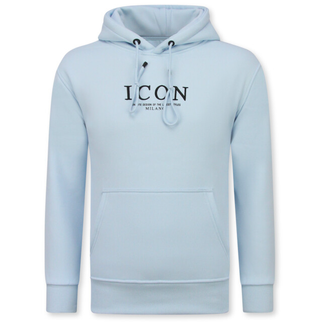 Top-Star Oversized hoodie met capuchon icon milano print FF-5812 large