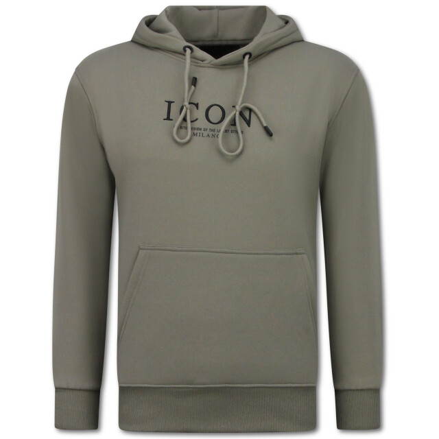 Top-Star Oversized hoodie met capuchon icon milano print FF-5812 large