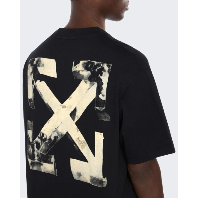 Off White Heren cloudy arrow skate s/s tee OMAA120F25JER00G-1019 large