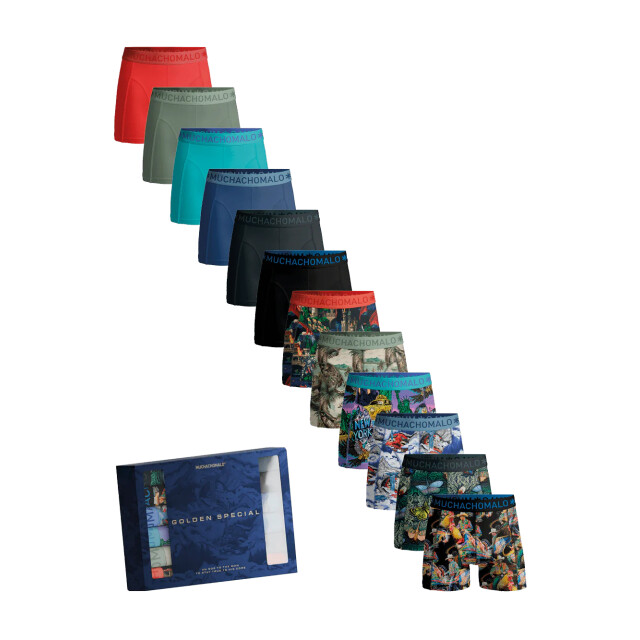 Muchachomalo Heren 12-pack boxershorts U-GOLDEN1010-18 large